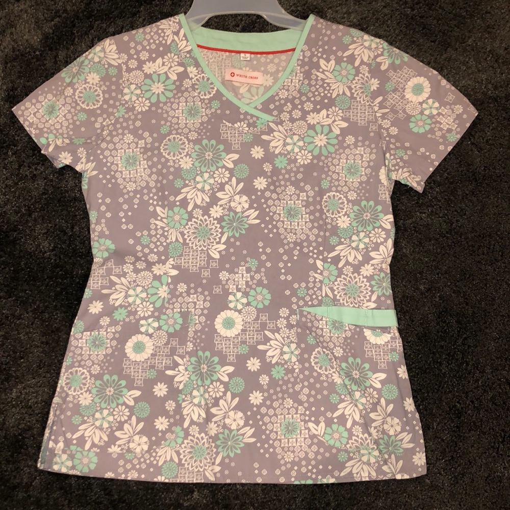 Scrub top, worn once.